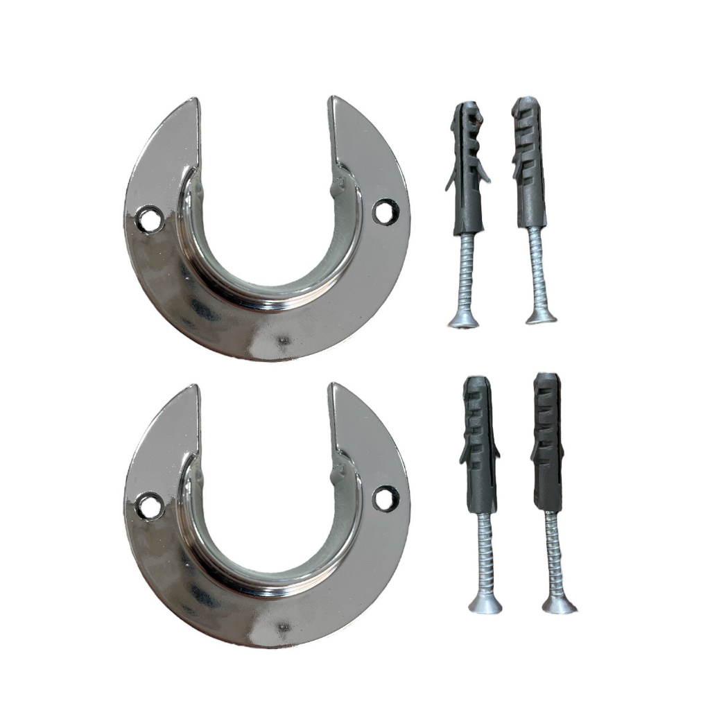 Par Suporte Flange De Bastão Na Parede Para Varão 28mm em Oferta na Shopee
