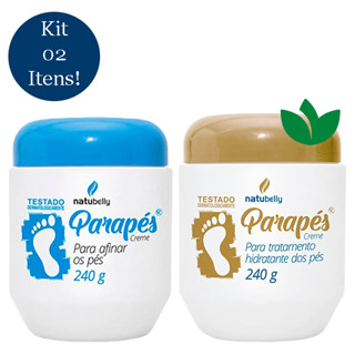 Kit Com 2 Unidades CREME PARAPÉS (Afina + Tratamento) NATUBELLY