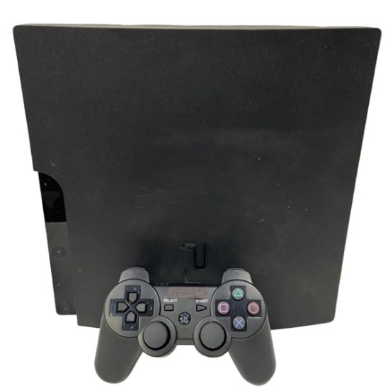 PS3 SLIM PLAYSTATION 3 500GB COM 1 CONTROLE + 2 JOGOS EMBALO FILMADO e FOTOGRAFÁDO.