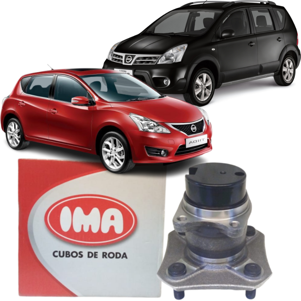Cubo De Roda Traseiro Com Rolamento Para Nissan Livina Tiida