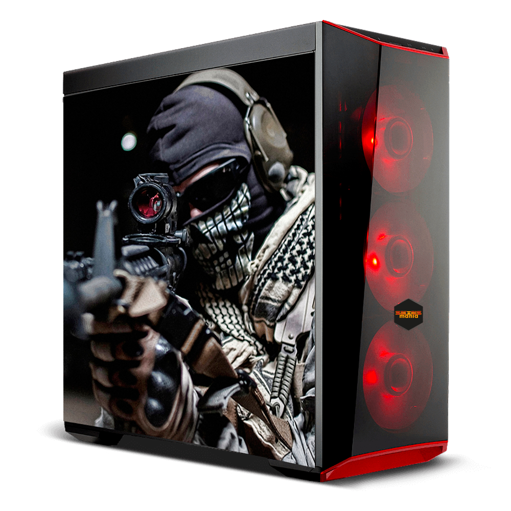 Adesivo Skin Pelicula Gabinete Computador Call Of Duty [ 20 ] Game Pc