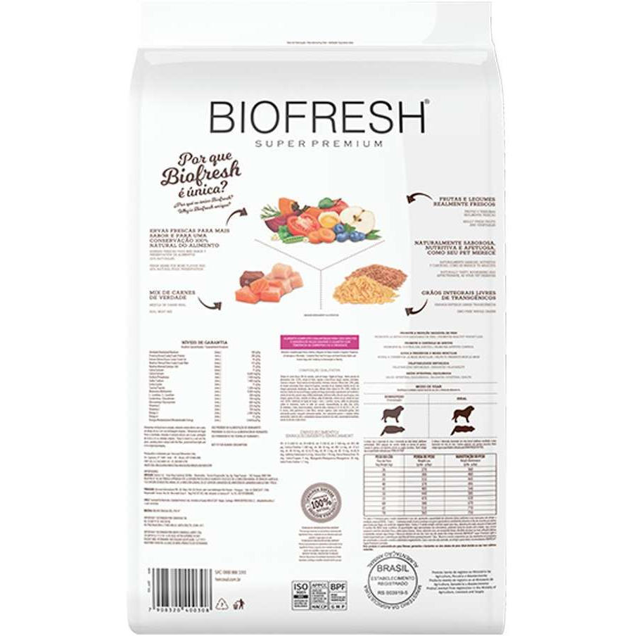 Detalhes do Biofresh Adultos Light Raças Grandes e Gigantes 15kg