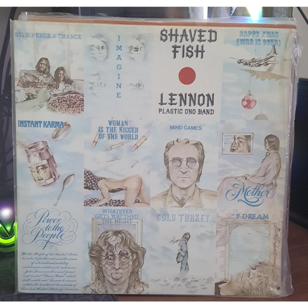 LP Lennon Plastic Ono Band - Shaved Fish (COM ENCARTE INTERNO!)