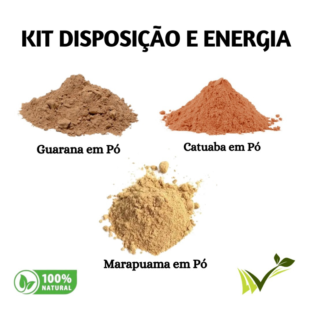 Guarana + Catuaba + Marapuama Em Pó - 200 Gramas