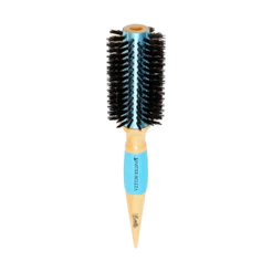 Escova Térmica Profissional Bonitta 55mm Madeira Azul Para Secar Modelar Alisar e Dar Volume