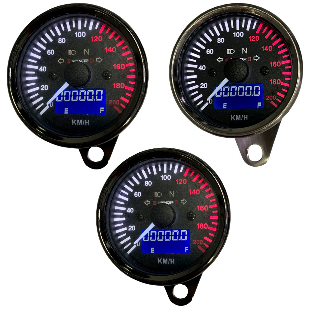 Painel Digital Velocímetro Moto Cafe Racer Custom (Universal)