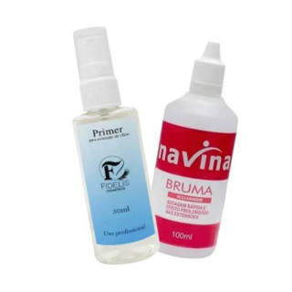 Primer Fidelis + Bruma Navina Para Extensão De Cilios