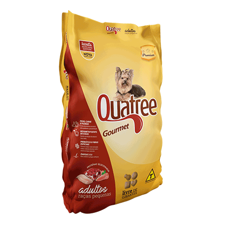 Ração Quatree Gourmet Adulto Raças Pequenas 3kg