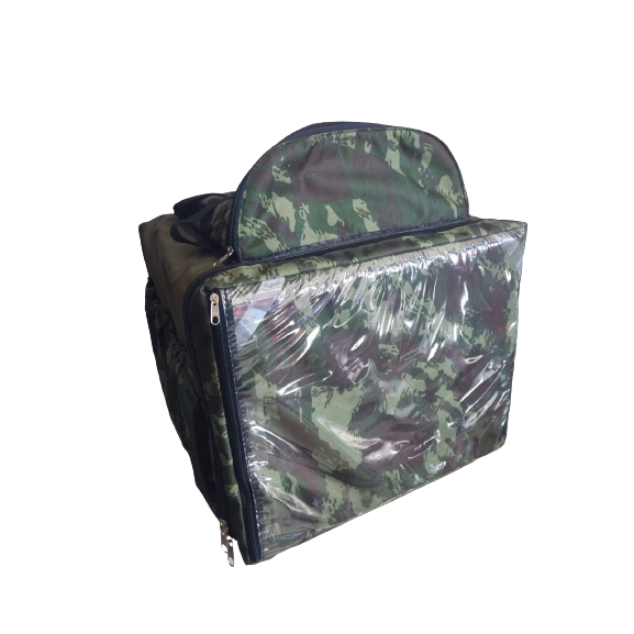 Bolsa Bag camuflada Mochila Termica Laminada Pizza 45LT com Isopor