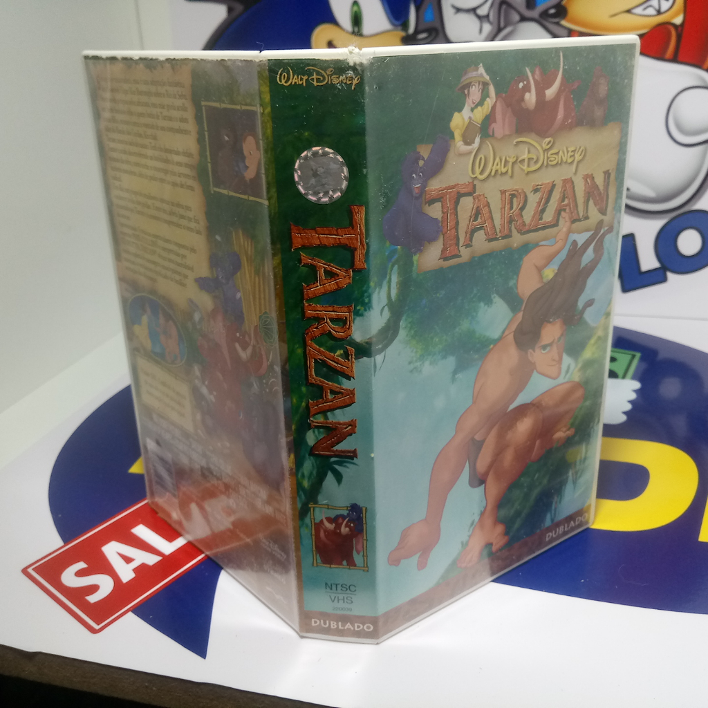 Fita Vhs - Clássicos Disney - Tarzan - Original Disney