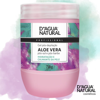 Gel Hidratante Pós Depilação Aloe Vera 750g Ação Calmante Profissional D