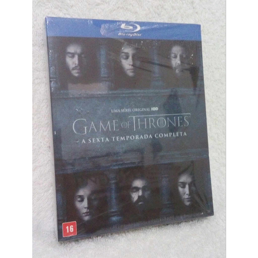 Blu-ray Box - Game Of Thrones - 6 Temporada Completa - Original Novo Lacrado