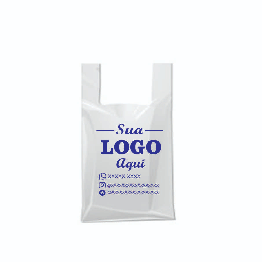Sacolas Personalizadas Alça Camiseta 60x80 sacolão sacola extra g cama mesa e banho eletrodomésticos lojas