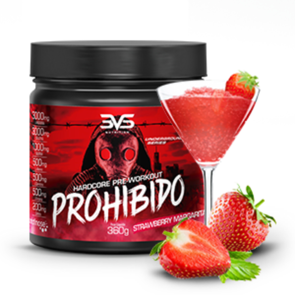 Prohibido Pré Treino 360g 3vs Nutrition - Com Beta Alanina