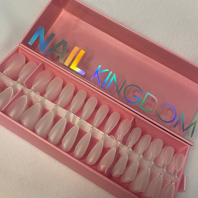 1 Caixa c/ 450 Unhas  Soft Gel Fosco Amendoado em Oferta na Shopee