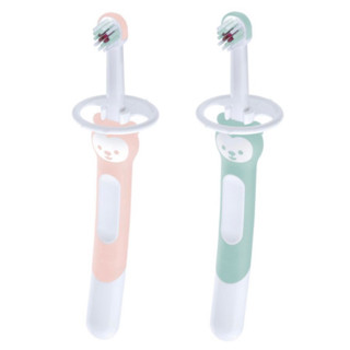 Escova Dental Bebê Mam Training Brush 5+ Meses Azul ou Rosa
