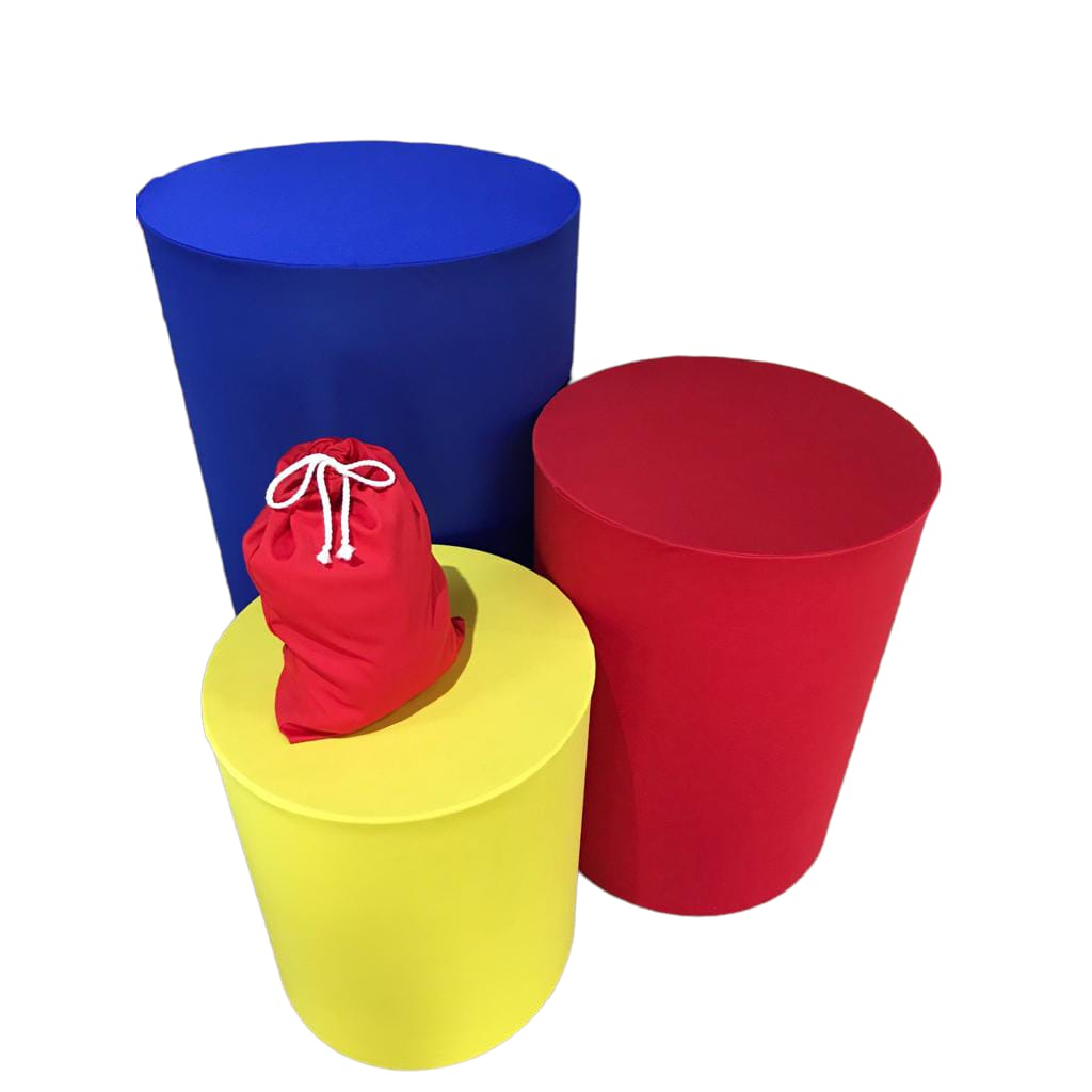 Trio de Capas para Cilindro DECORAÇÃO de Festa, Personalizado Diversas Cores PROMOÇÃO em Oferta na Shopee
