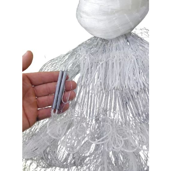 Tarrafa para tainha malha 2.5cm (5cm esticada) fio 0.35mm escolher tamanho  na hora  da compra, ler descrição