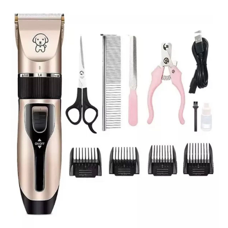 Kit De Máquina De Tosa Para Pet Profissional Corte Cabelo Animais Cortador Elétrico PRONTA ENTREGA