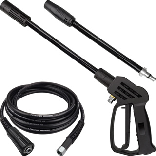 Kit Pistola Lança Mangueira Trama Nylon Compatível Lavadora de Alta Pressão Lava Jato Tekna HLX 110 em Oferta na Shopee