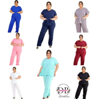 Scrub Pijama Cirúrgico Hospitalar Feminino Conjunto Enfermagem 10