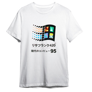 Camiseta Basica Camisa Algodão Vapowave Sailor Moon Windows 95 Tumblr Unissex em Oferta na Shopee
