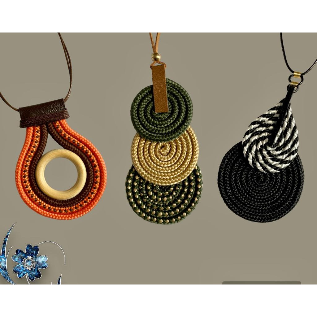 Colar Maxicolar Feminino Artesanal colorido