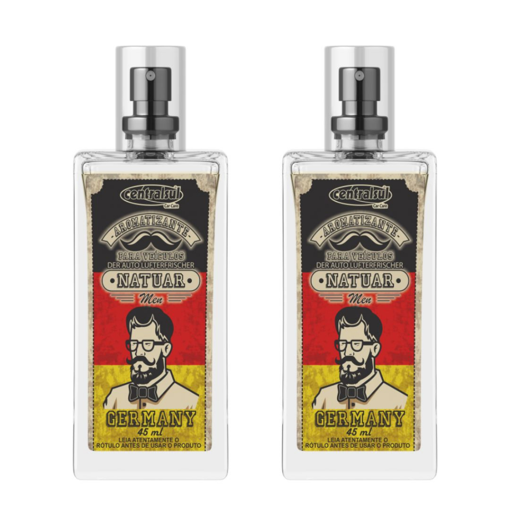 2 Aromatizante Natuar Men Germany CentralSul 45ml