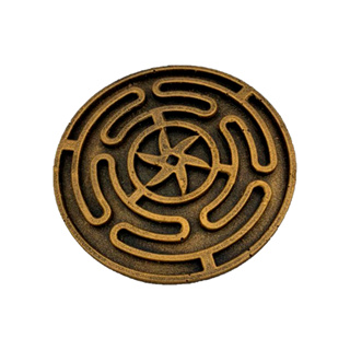 Incensário Roda de Hecate 8cm Coleção Simbolos Wiccaa em Oferta na Shopee