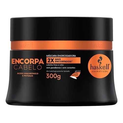 Máscara Haskell Engrossadora Encorpa Cabelo 300g Haskell