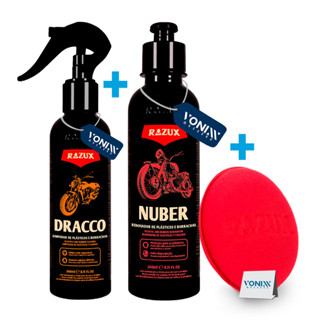 KIT RAZUX DRACCO 240ML +NUBER 240ML + APLICADOR DE ESPUMA RAZUX 1 UND