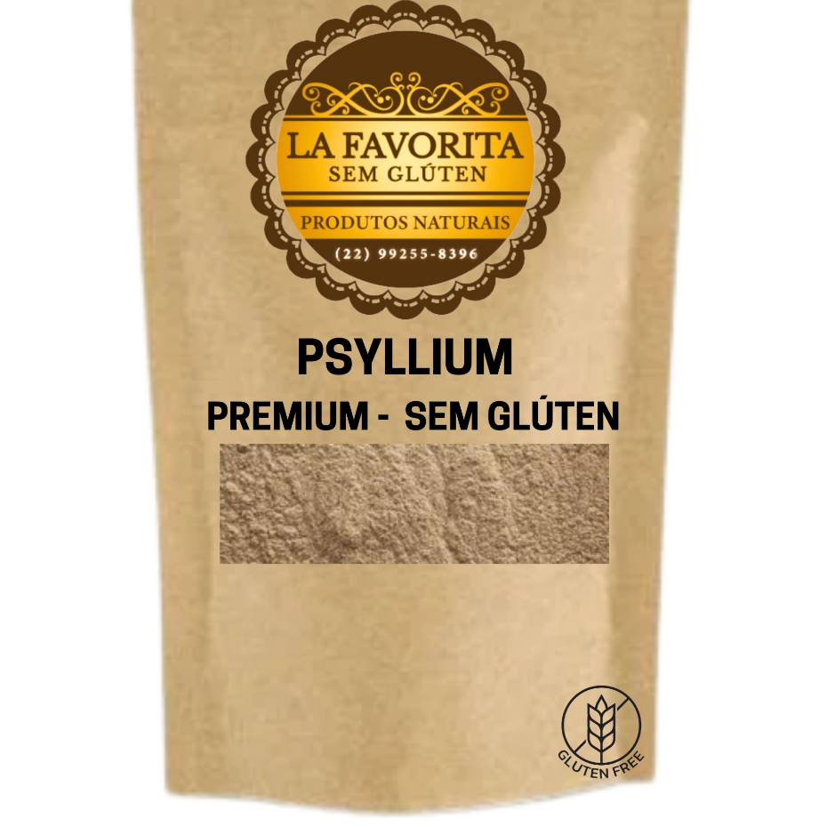 Psyllium Psylium Psilium Fibra - 100g ou 200g ou 500g - Sem Glúten Alta Qualidade Pronta Entrega