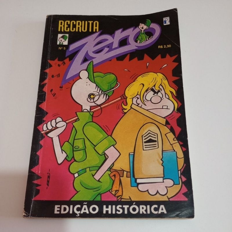 Gibi Recruta Zero n° 5 Edição Histórica - editora Saber ano 1995