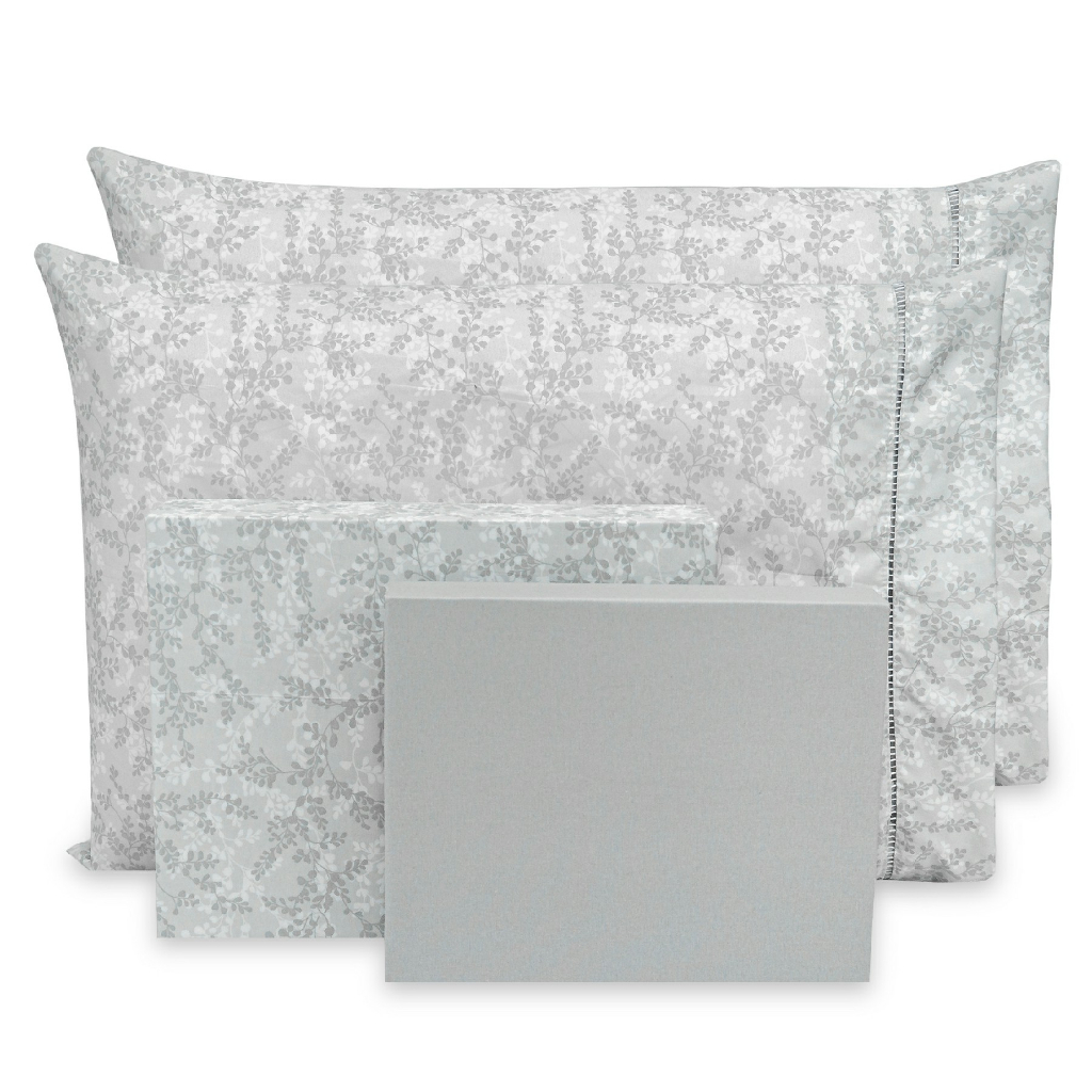 Lençol Solteirão 3 pçs Estampado Percal Flex 400 Fios Macio