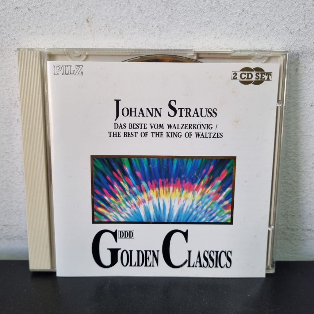 CD Duplo Johan Strauss - Golden Classics Best Of Waltz - Importado - Mídia Dourada