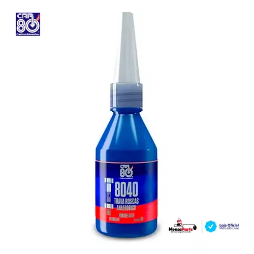 Cola Anaeróbica Torque Alto - Trava Roscas Vermelho Car80