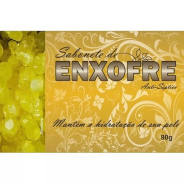 Sabonete em Barra Natural  - Enxofre 90g - Bio Nature 1Unidade