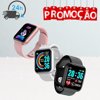 Smartwatch D20 - Relógio Inteligente y68 Esportivo Bluetooth Android/iOS - Com foto Na Tela Envio Imediato