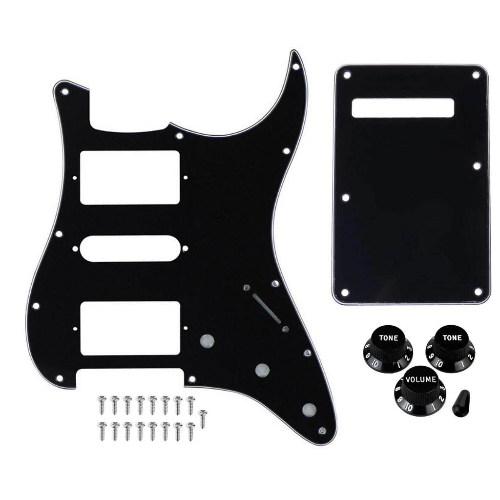 Kit Escudo Guitarra Stratocaster Hsh 3 Camadas Padrão Fender