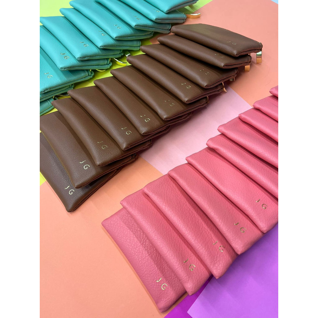 Porta moedas com zíper personalizado em Oferta na Shopee