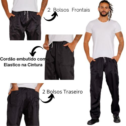 Calça Oxford Para Serviços Hospitalar Padaria E Cozinha Outros - 51