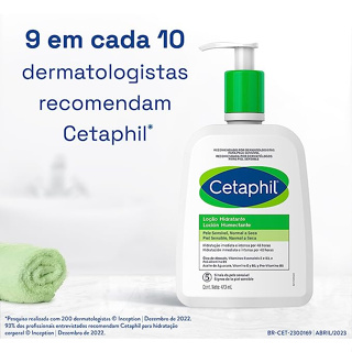 Cetaphil Loção Hidratante Pele Sensível, Normal Seca 473ml