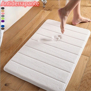 Tapete De Banheiro Soft Macio Secagem Rápida 60x40cm
