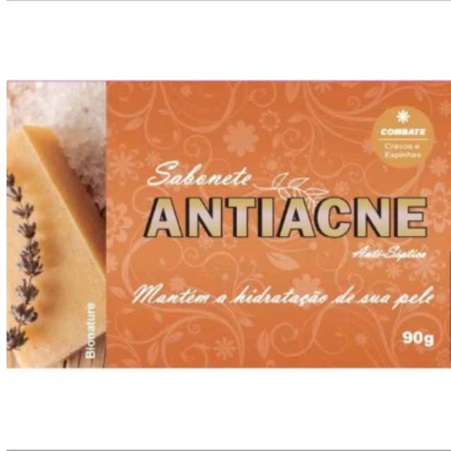 Sabonete em Barra Natural Antiacne - 90g Bionature