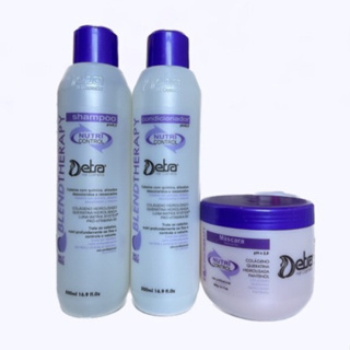 Detra Hair Kit Nutri Control 3 passos Embalagem Nova