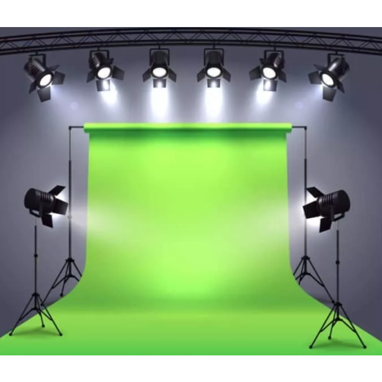 Tecido para Fundo Infinito Pano Verde Chroma Key Premium Original youtuber Gamer Live Oferta