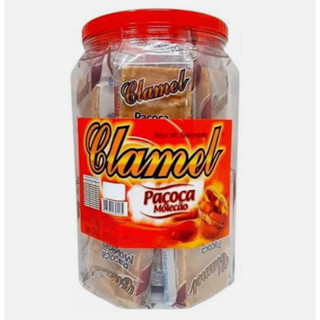 Doce De Paçoca Molecão - Clamel Pote Com 20 Unidades De 60g