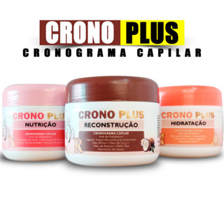 Kit Cronograma Capilar CronoPlus Hidratação Reconstrução Nutrição 3 Produtos