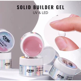Gel Sólido De Alongamento Para Tips Powder Gel Cremoso 15g- zem em Oferta na Shopee