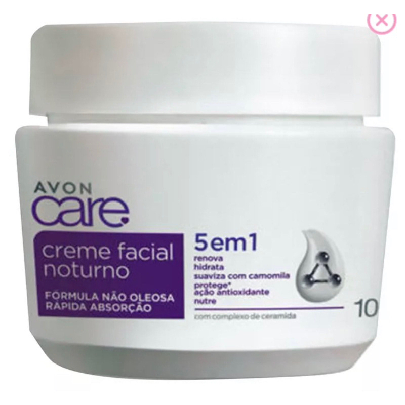 Creme Facial Hidratante Noite Avon Care 100G Noturno Skin Care